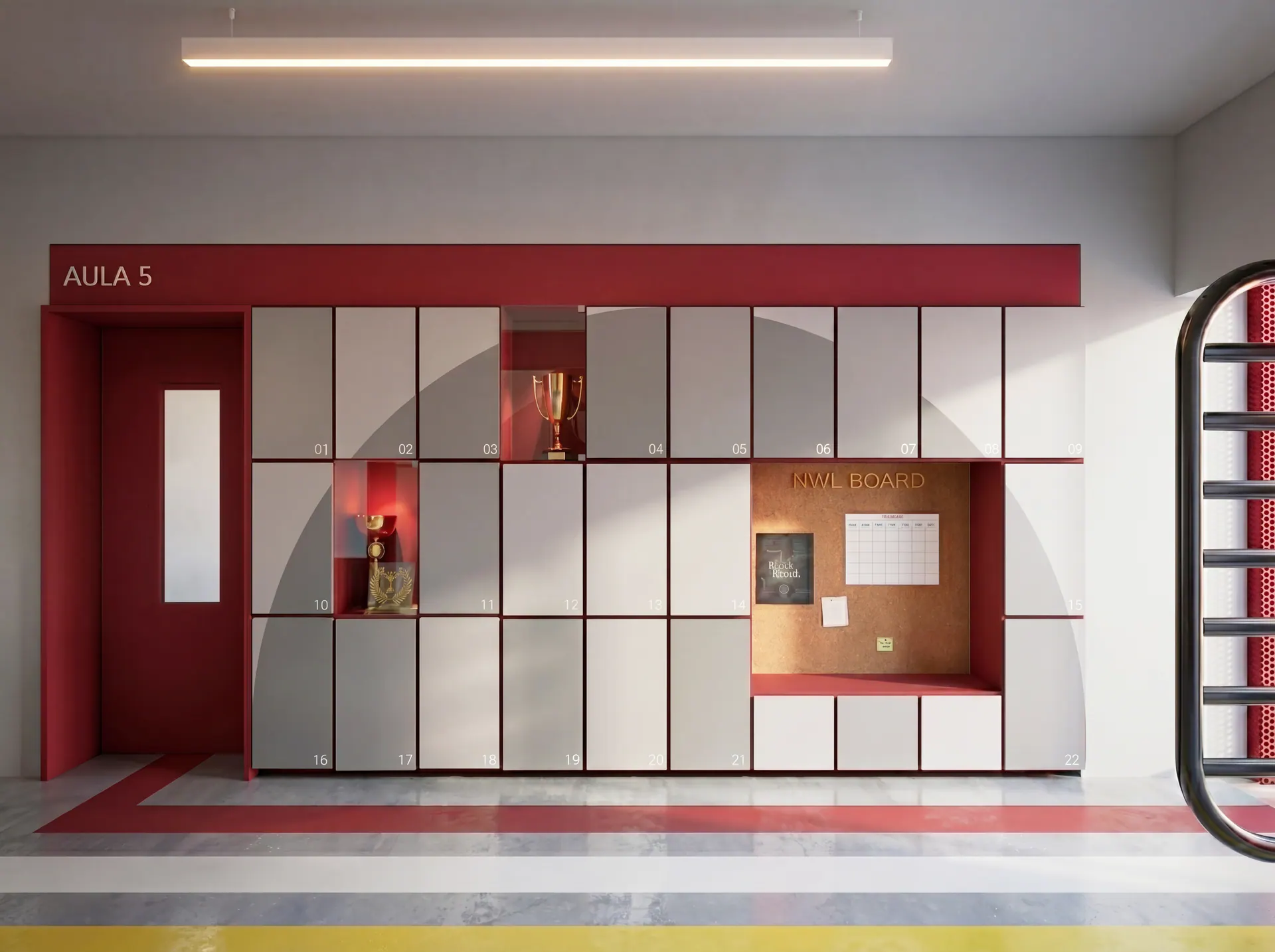 Area de Lockers 